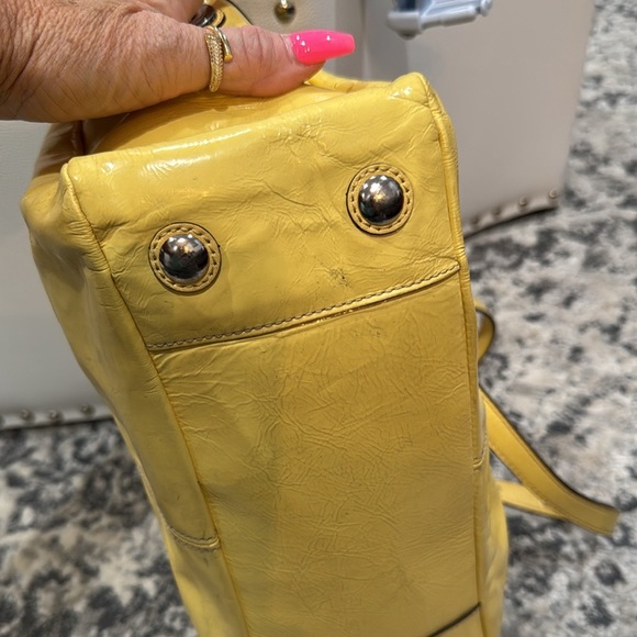 COACH East West Gallery Patent Leather Tote - Picture 15 of 16